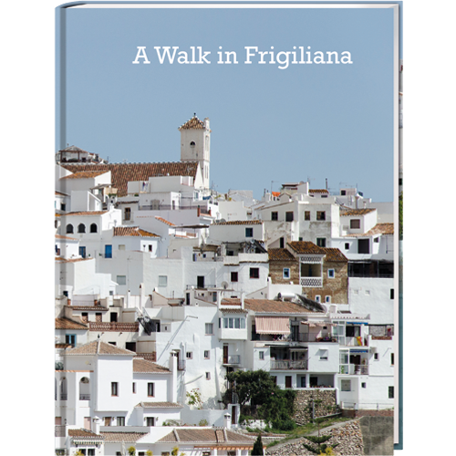 Buchcover-Städteansicht von Frigiliana