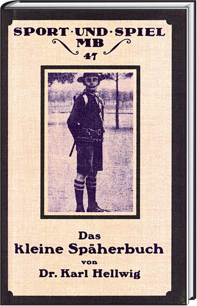 Buchcover/ Foto eines Pfadfinderjungen