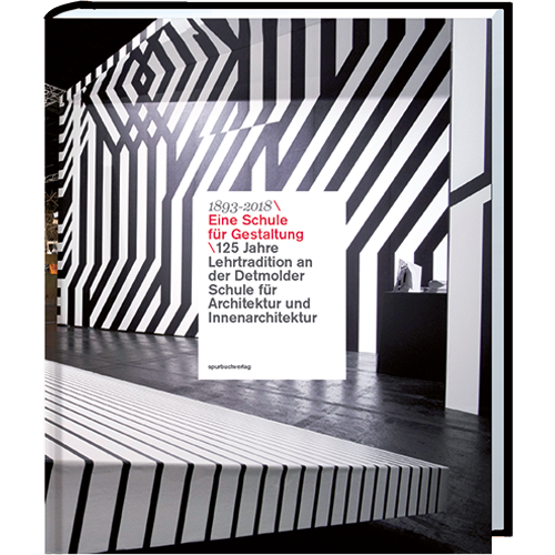 Buchcover-schwarz-weiß gestreifte Wand, dunkler Holzboden