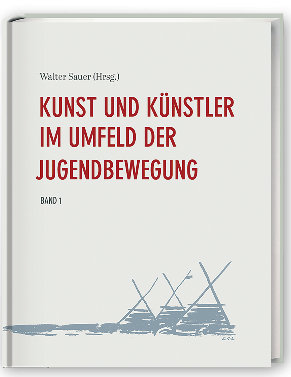 graues Cover mit roter Titelschrift